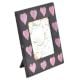 Handpainted Pink Hearts Photo Frame