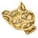 Brass Cat Face Door Knocker