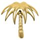 Golden Brass Palm Tree Door Knocker
