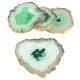 Aqua Green Agate Coasters Online Set of 4 Pieces