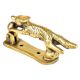 Handmade Brass Running Fox Animal Door Knocker