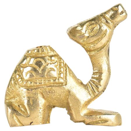 Brass Handmade Sitting Camel Incense Holder