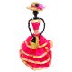 African Doll Showpiece With Four Frill in Pink Colour