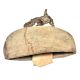 Vintage Style Wooden Finish Cowbell With Single Flat Clanger