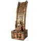 Designer Slate Water Fountain with Lord Buddha Statue Large