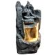 Designer Pahadi Lord Shankar Water Fountain In Black