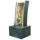 Slate Water Fountain With Lord Buddha Statue Small In Black