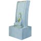 Slate Water Fountain With Lord Buddha Statue Small In White