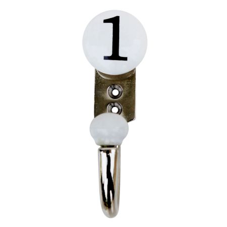 Number Ceramic Hooks -1
