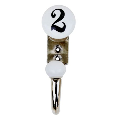 Number Ceramic Hooks -2