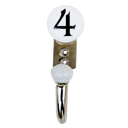 Number Ceramic Hooks -4