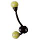 Yellow Dot Iron Hooks-EHG-38