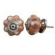 Camel White Dotted Melon Handmade Knob