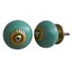 Sea Green Black Crackle Ceramic Drawer Knob Online