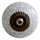 White Purple Crackle Ceramic Dresser Knob Online