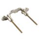 Silver Iron Bow Wardrobe Handle