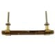 Brown Horn And Brass Door Handles
