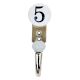 Number Ceramic Hooks -5