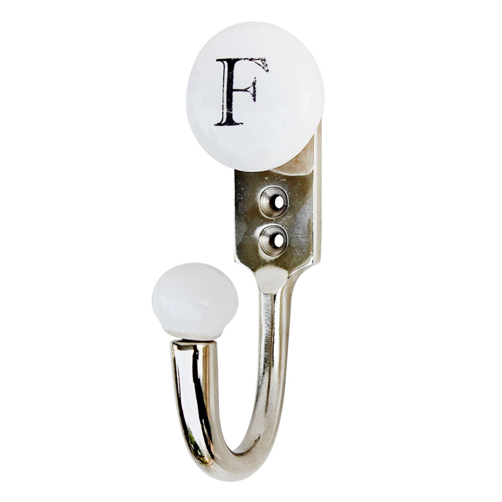 F Flat Ceramic Hooks