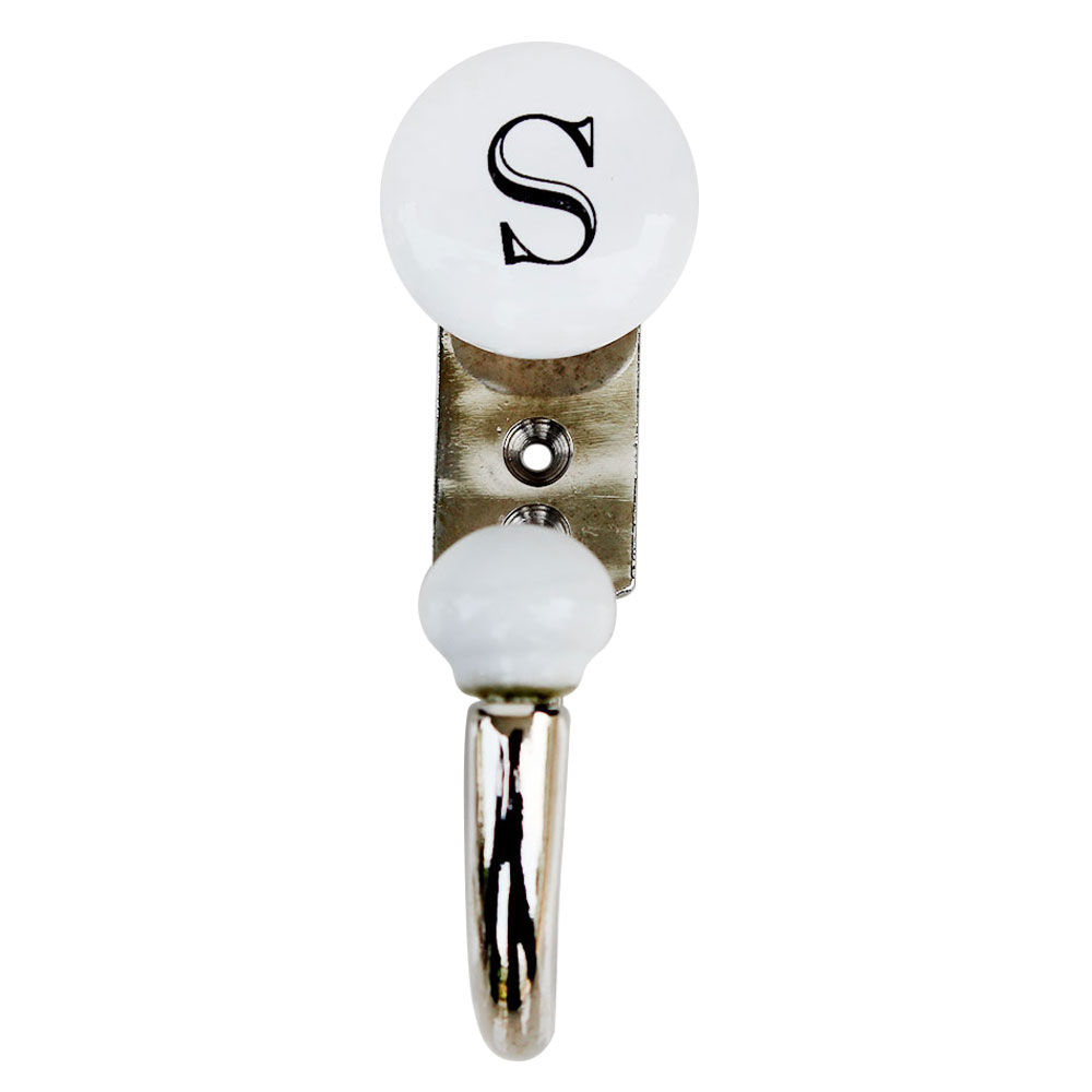S Flat Ceramic Hooks