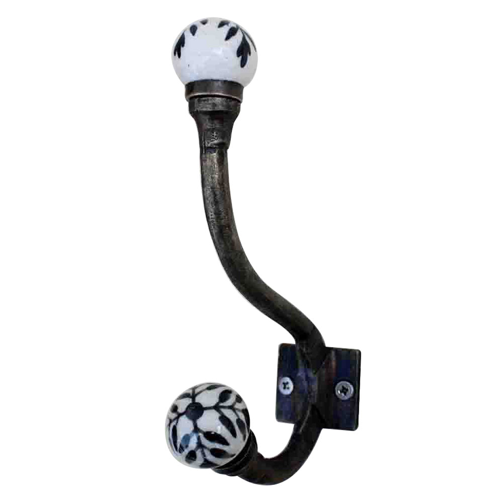 Black Leaf Iron Hook- EHG-50