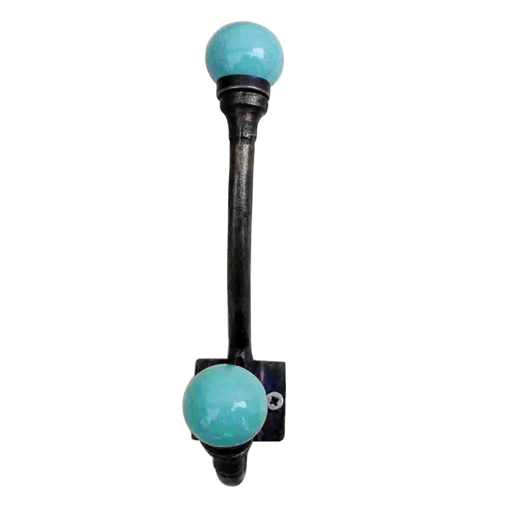 Solid Sea Green Iron Hooks-EHG-36