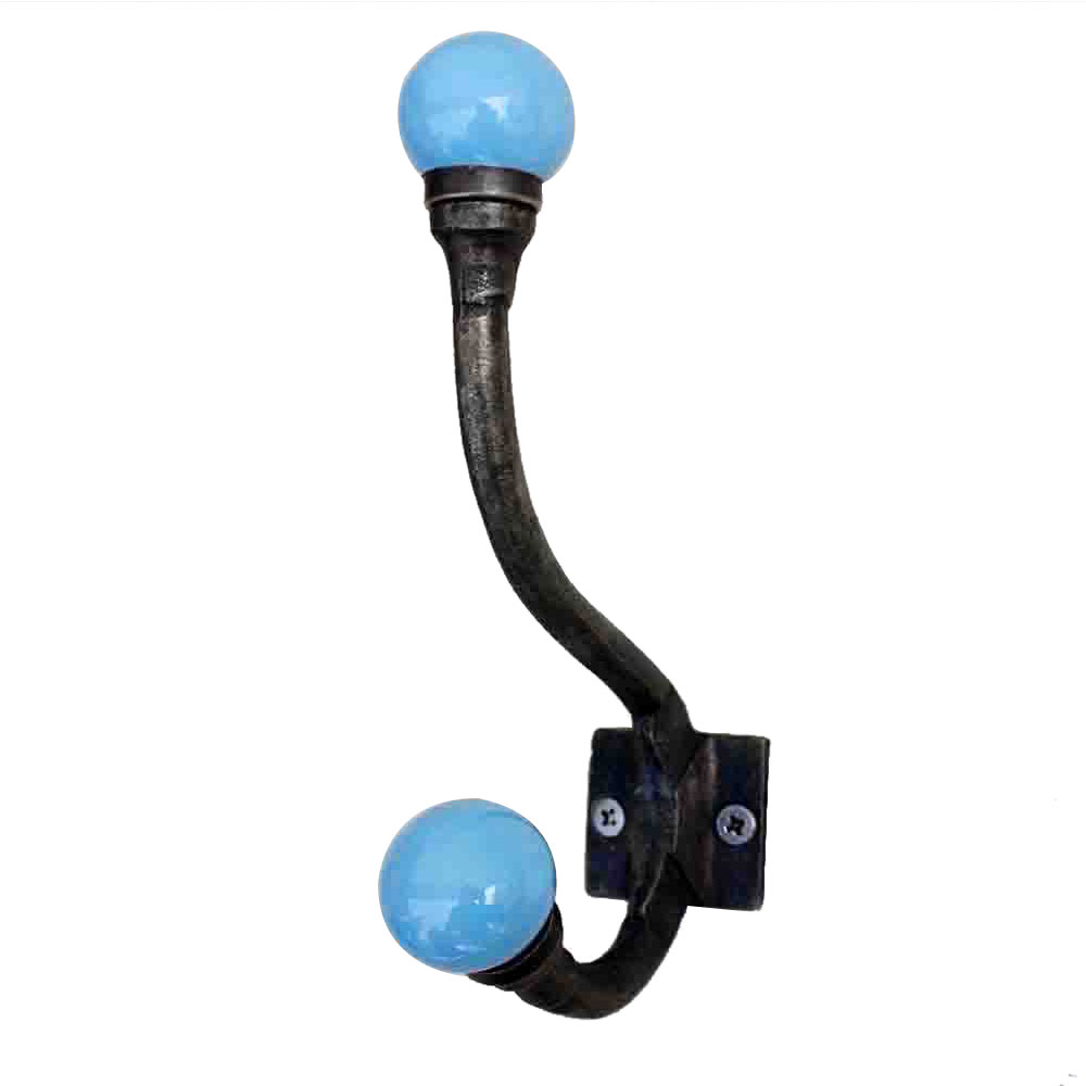 Solid Turquoise Iron Hooks-EHG-32