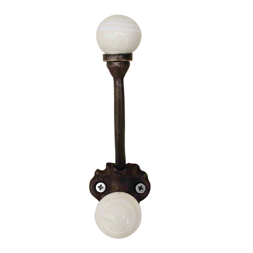 Cream Strip Iron Hooks-EHG-43