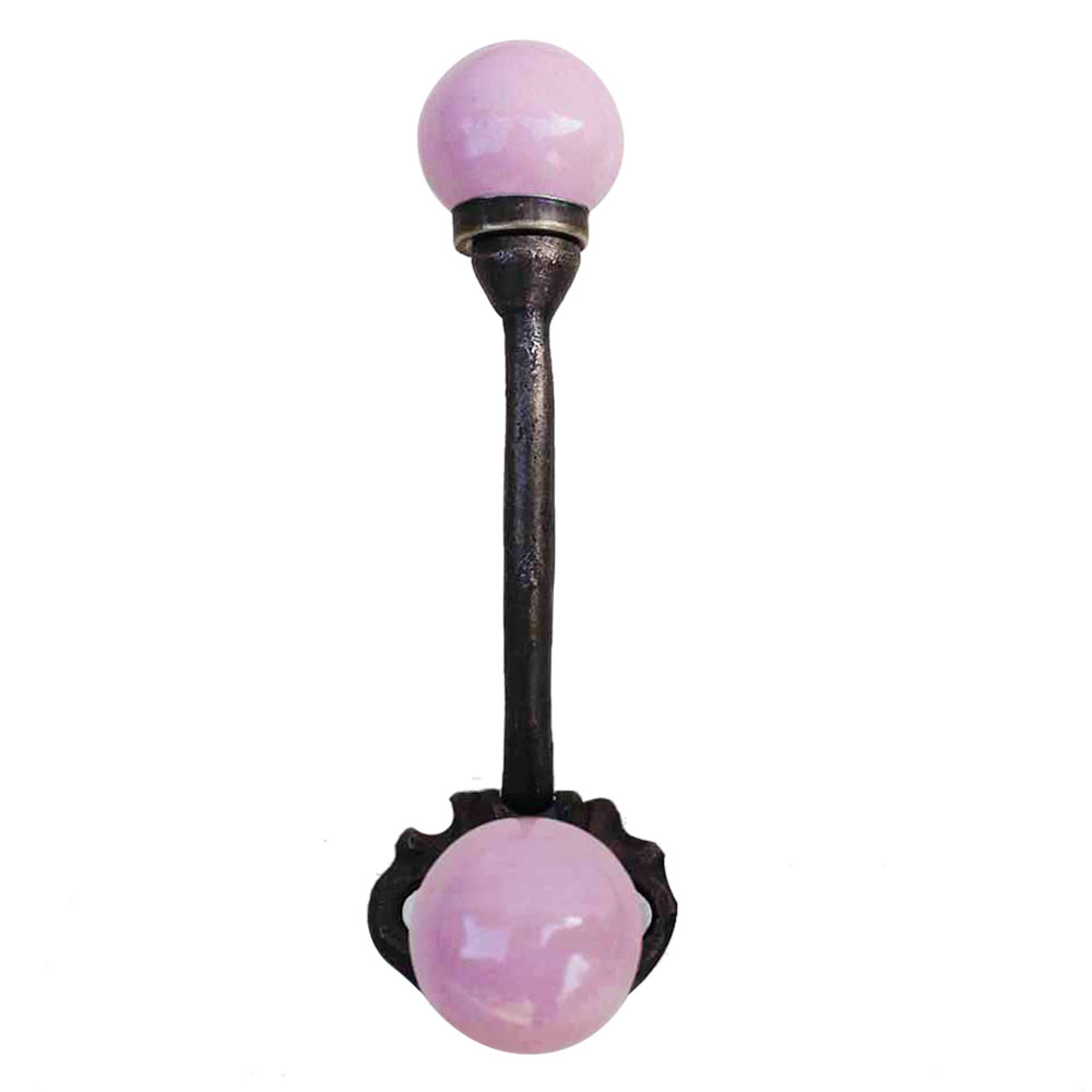 Solid Pink Iron Hooks-EHG-15