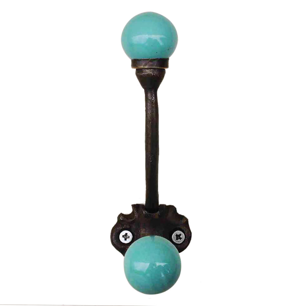 Solid Sage Green Iron Hooks-EHG-36