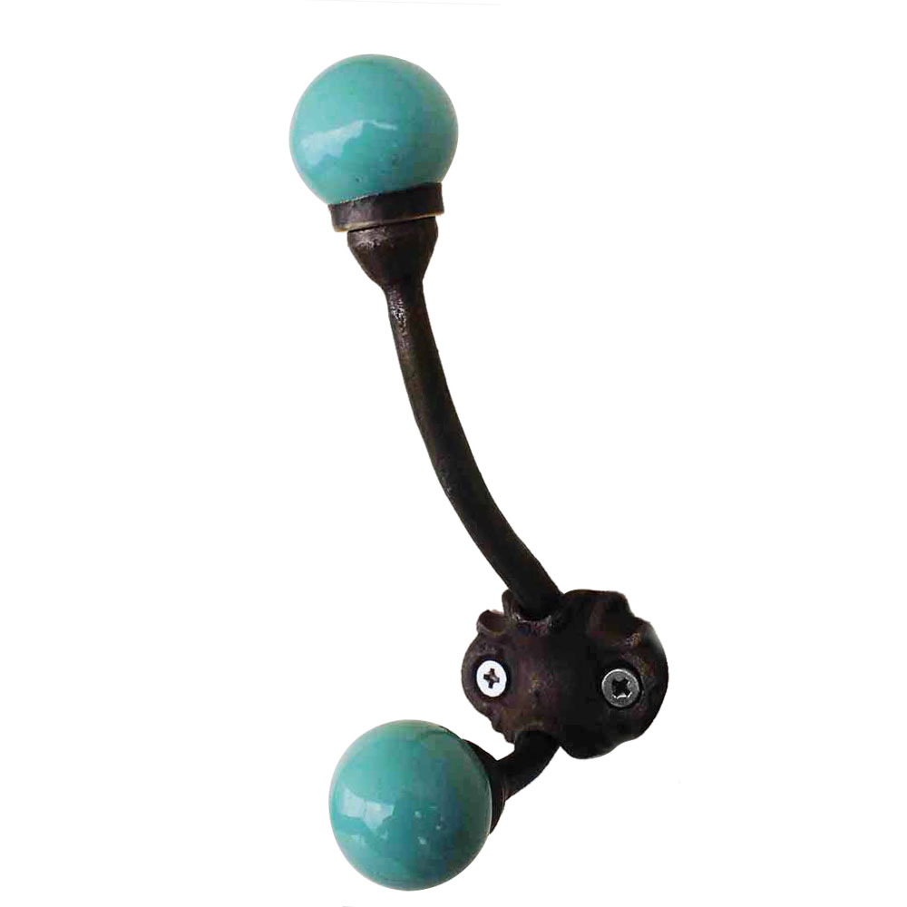 Solid Sage Green Iron Hooks-EHG-36