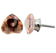 Glass Heart Knobs Kitchen Cabinet Knobs Discount Cabinet