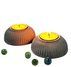 Set of 2 T-Light 01 Candle Holders