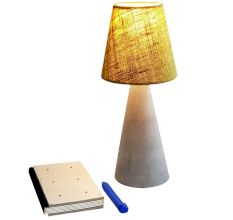 Concrete Table Lamp 01