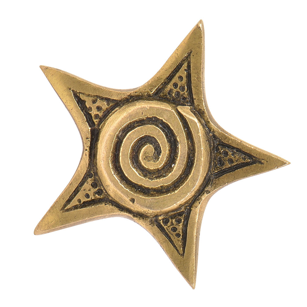 Handcrafted Star Spiral Cabinet Hardware Knobs Drawer Pulls