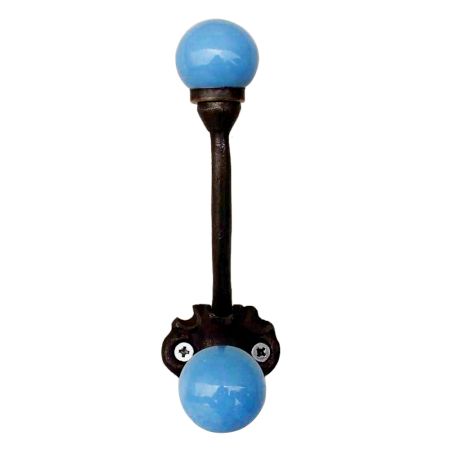 Solid Turquoise Iron Hooks-EHG-32