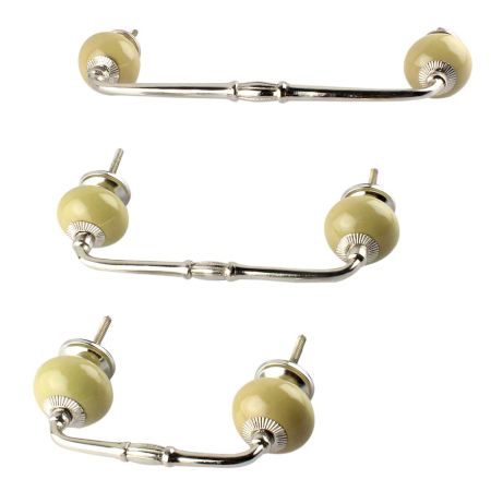 Ceramic Bridge Wardrobe Handles