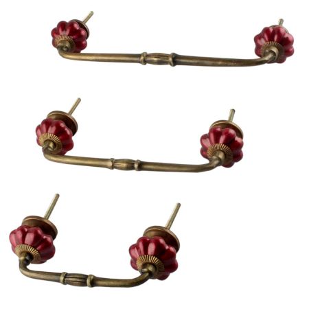 Ceramic Bridge Dresser Handles