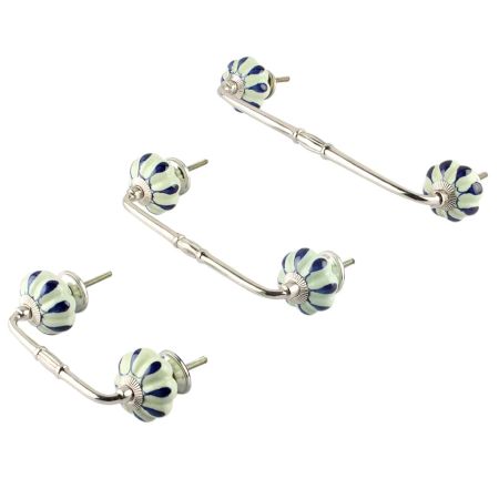 Green Drop Ceramic Bridge Handle