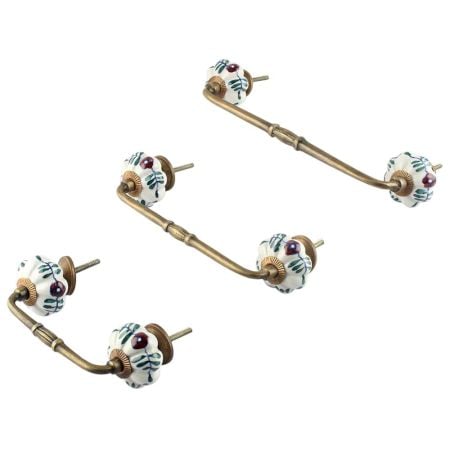 Erica Melanthera Ceramic Bridge Handle