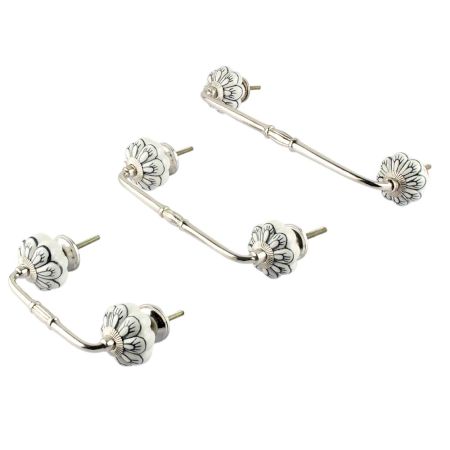 Black Spider Ceramic Bridge Handle