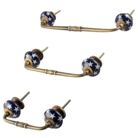 White Star Ceramic Bridge Handle