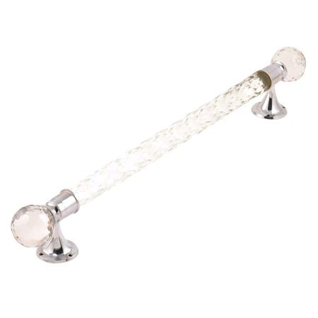 Crystal Globe Pole Finials With Transparent  Towel Crystal Pole