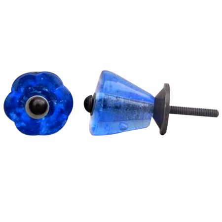 Blue Tulip Knob