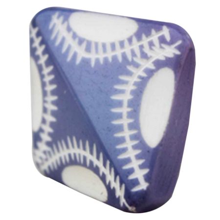 Washed Blue Square Knob