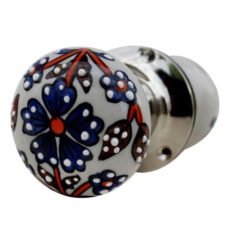 Stephanotis Flower Door Mortice Handles 2.5