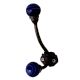 Navy Blue Strip Iron Hooks-EHG-29