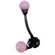 Solid Pink Iron Hooks-EHG-15