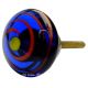 Blue with Red Striped Knob