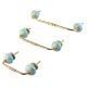 Turquoise Ceramic Bridge Door Handle Online
